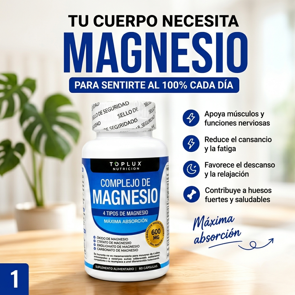 MAGNESIO COMPLEX 600MG